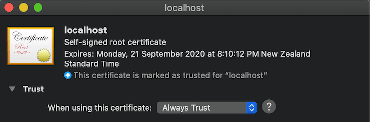 TrustLocalhost